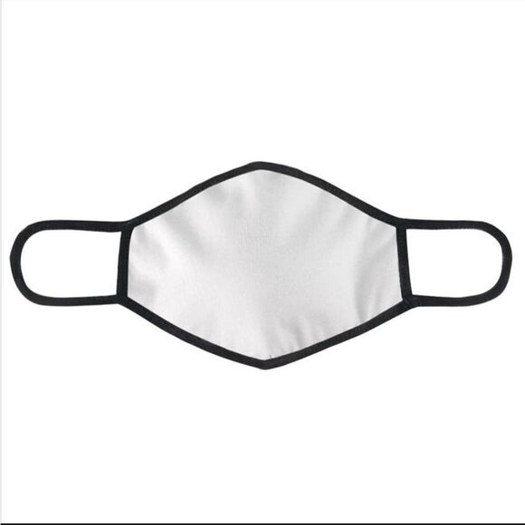 Black Smiley Face mask - Picture 3 of 3